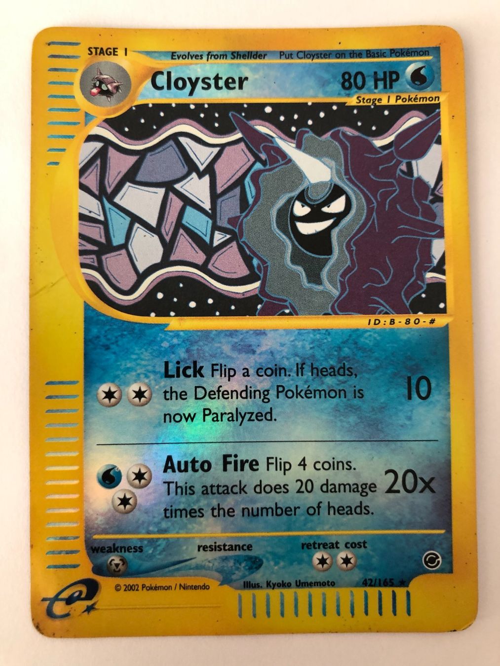 Pokémon Carte collezionabili: Cloyster - Reverse Holo - Expedition - Pokemon – Usato da Nussbaumen AG venduto da Bika-Shop