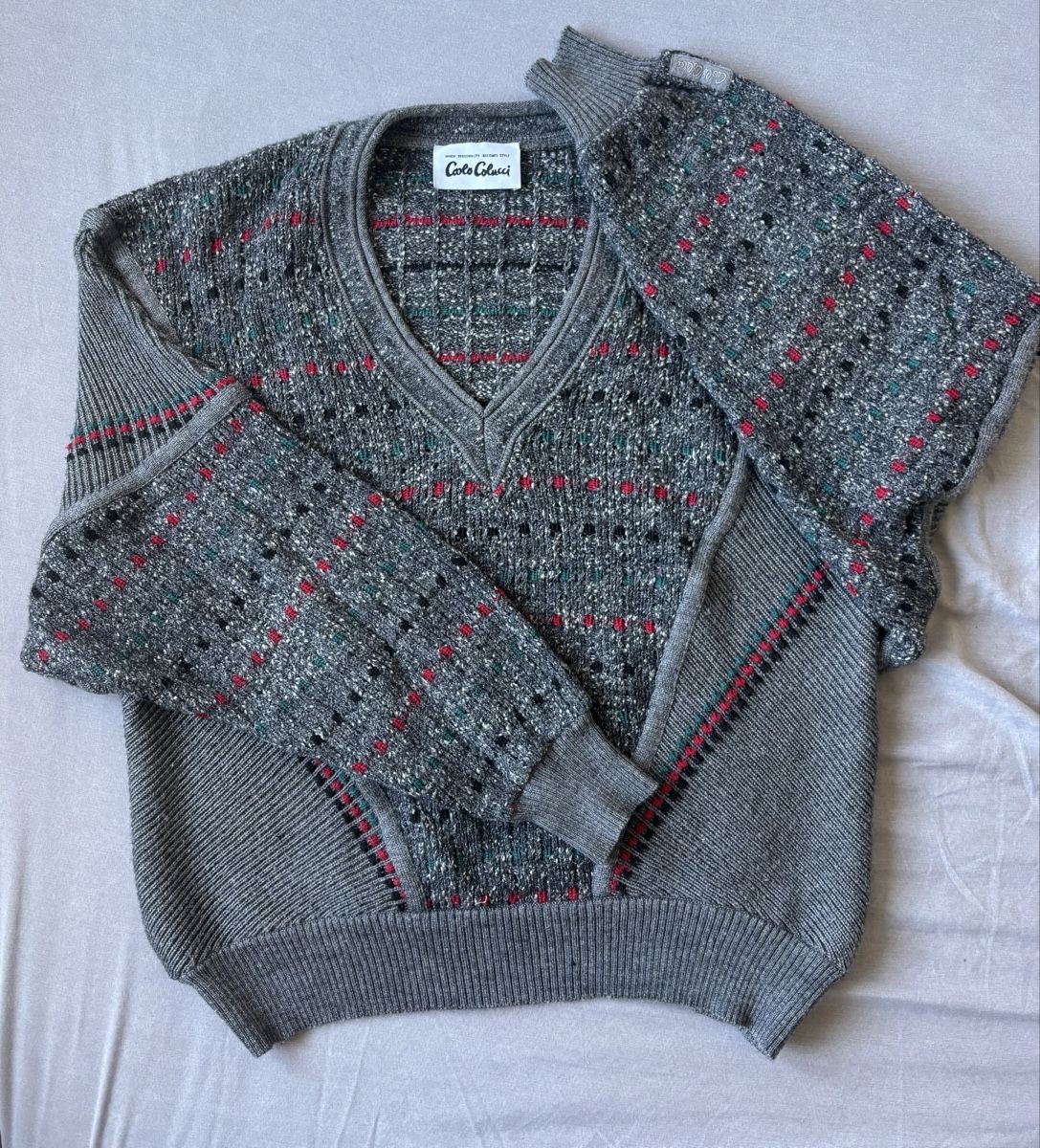 Carlo Colucci Maglioni & Felpe: Carlo Colucci Strickpullover Grau Vintage Top Zustand! – Nuovo (secondo la descrizione) da Bern venduto da asj_mh2m