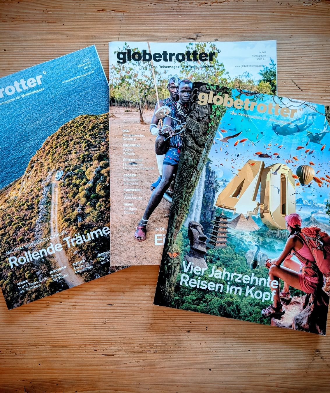Riviste & Magazine: Globeteotter Magazine im 3er Pack – Usato da Basel venduto da coreng