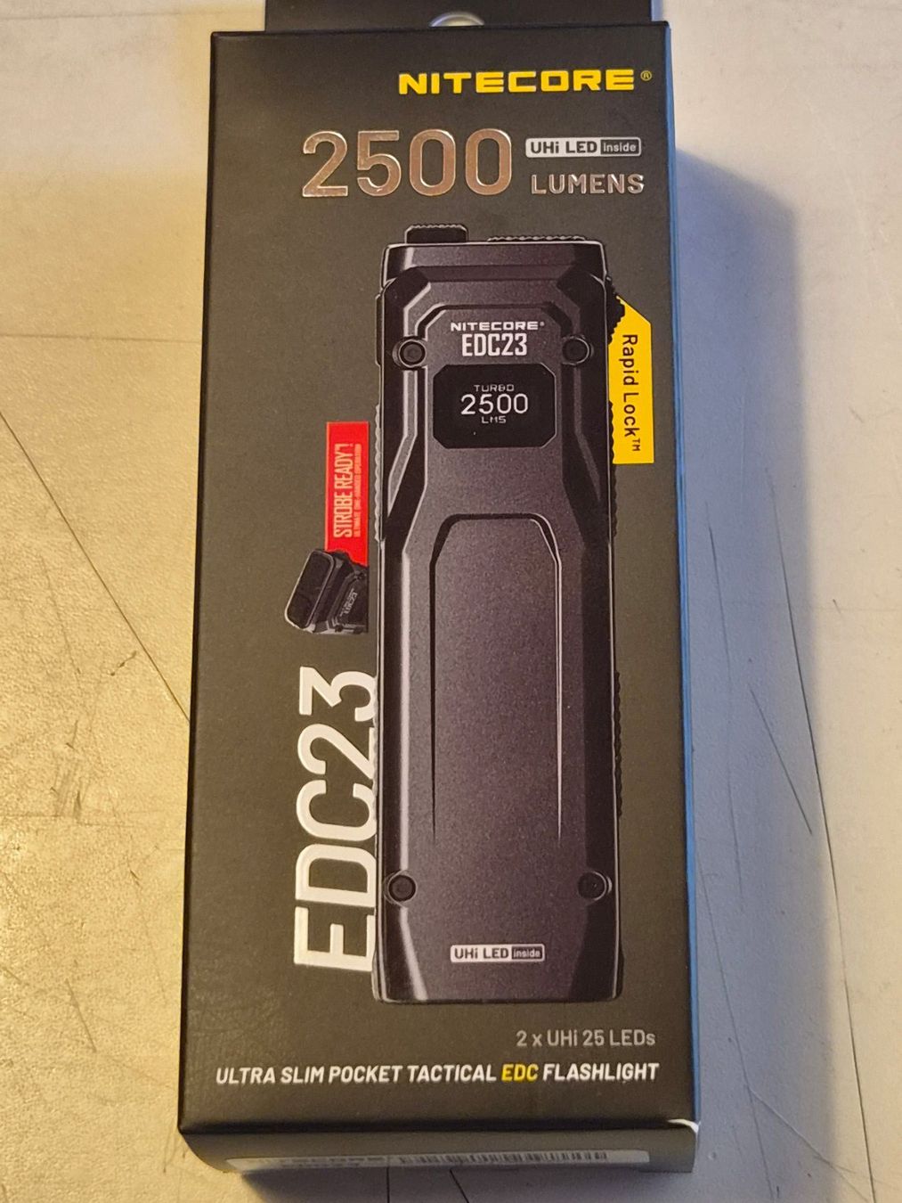 NiteCore Lampade: Ultrakompakte LED Leuchte Nitecore EDC23 2500 Lumen – Usato da Pratteln venduto da Motodrom 5