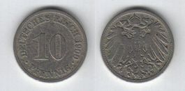 Deutsche Kaiserreich, 10 Pfennig 1900A