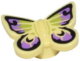 LEGO 80674pb01 Butterfly with Stud Holder with Black