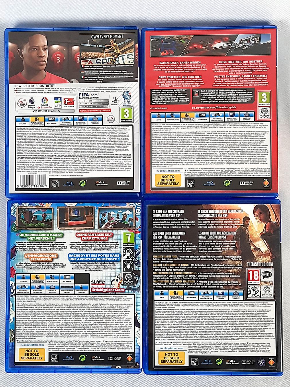 Spiele: PS4 Spiele Set - 4 Games – Gebraucht aus Beinwil am See von Restwert_Beinwil 1