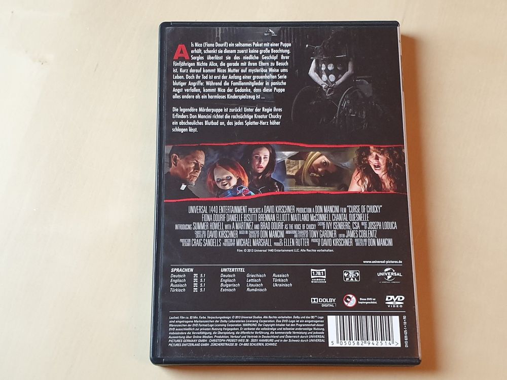 Tutti i DVDs: Curse of Chucky – Usato da Stansstad venduto da collectorsshop 1