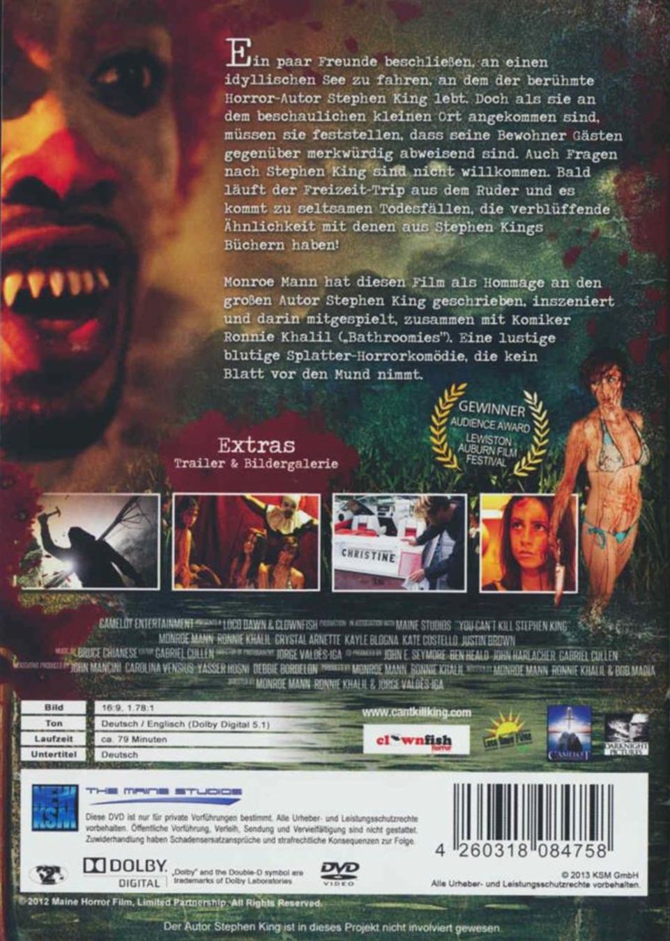 Alle DVDs: You can't kill Stephen King – Gebraucht aus Brunnen von Barfly5 1