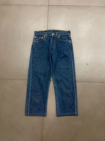 Gekürzte Levi's 501, Vintage Denim