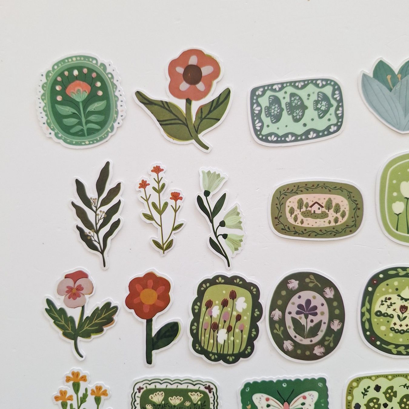 Sticker: 30 Aufkleber Sticker - Botanik Blumen – Nuovo e nell'imballaggio originale da Basel venduto da Kunterbunt12 1