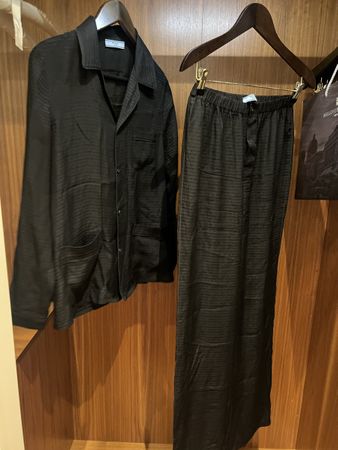Ensemble Prada chemise et pantalon noir taille S