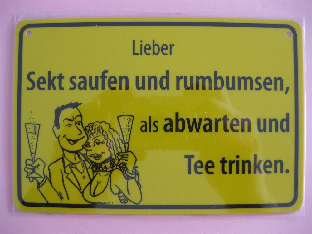 SprücheKarte Lieber Sekt saufen Kaufen auf Ricardo