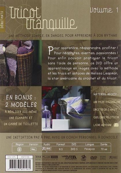 Alle DVDs: Loisirs Ateliers Créatifs TRICOT Tranquille DVD Documentaire – Neu (gemäss Beschreibung) aus Genève von Cockattoo 1