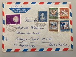 Luftpostbrief mit Pro Patria Marken 1965 / Marke EXPO 1964