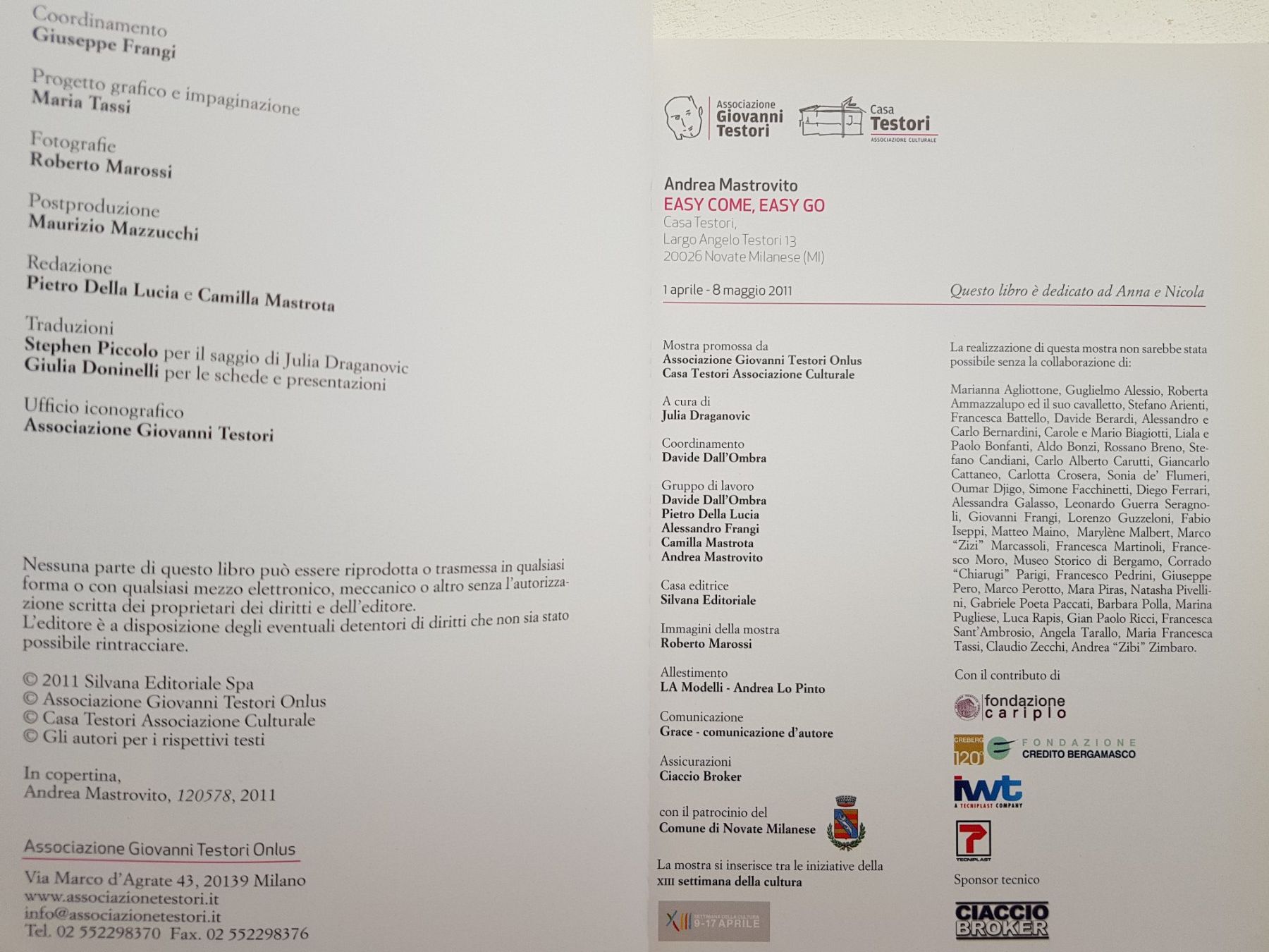 Bücher: Andrea Mastrovito Casa Testori Catalog – Neu (gemäss Beschreibung) aus Lausanne von LasloH 1