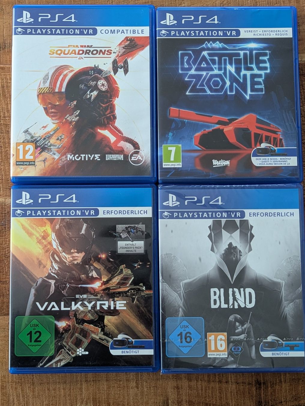 Sony Giochi: Playstation 4 VR - 4 x Game Bundle Set – Nuovo (secondo la descrizione) da Niederrohrdorf venduto da _Mr.NiceGuy_