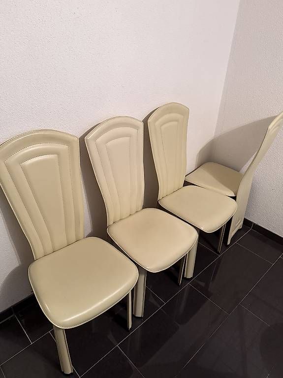 Sedie: Esszimmerstühle 4 Stück Beige/Creme – Usato da oensingen venduto da df1988 3