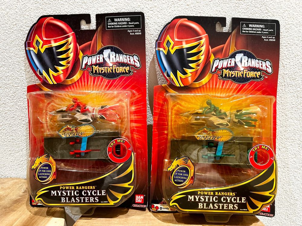 Neu bandai Power Rangers Mystic Force Mystic Cycle Blasters (Neu und ...
