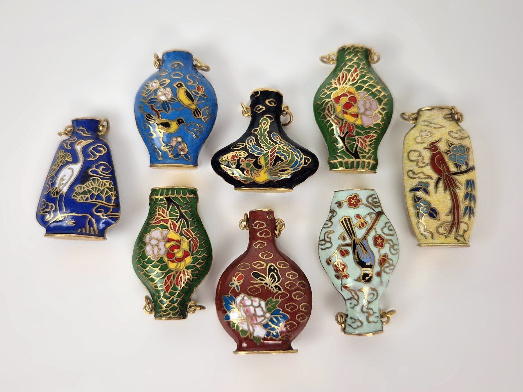 Vasi & Recipienti: Chinesische Cloisonné Emaille Fläschchen – Usato da Basel venduto da Restwert_Basel