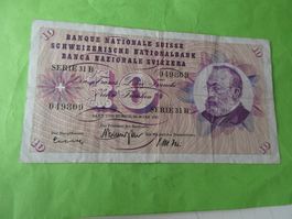 Schweiz 1963, 10 Franken