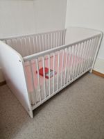 Kinderbett, weiss, mit Matratze, höhenverstellbar top!