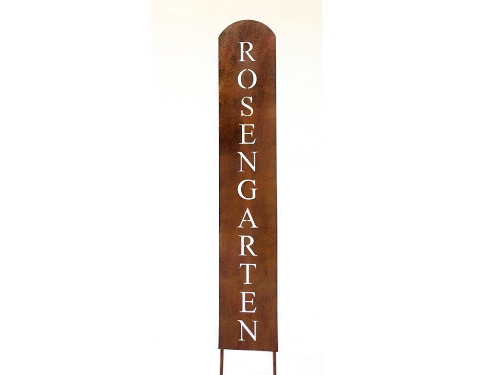 Alle Dekorationen: Schild “Rosengarten” Rostoptik 69 x 10cm – Neu und originalverpackt aus Matzendorf von Gartendeko-Shop 1