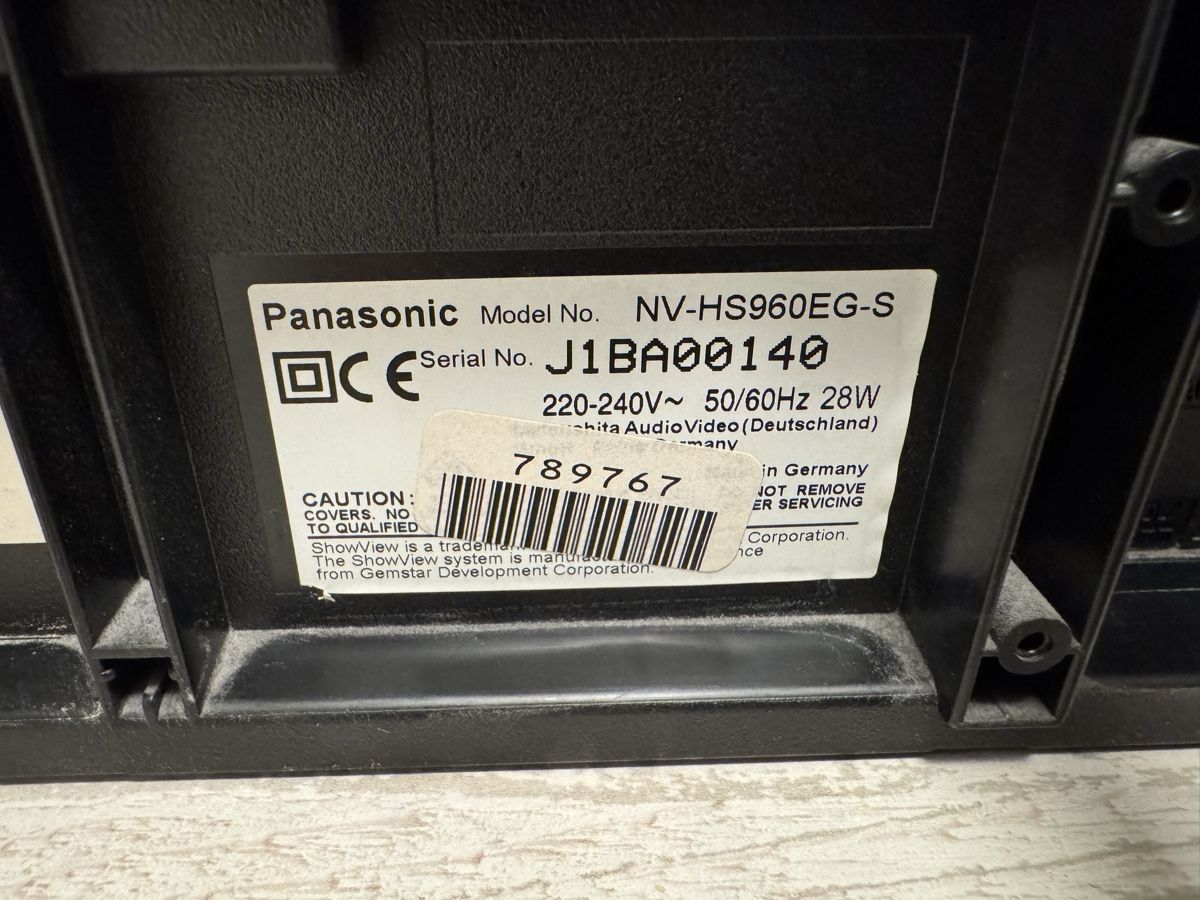 Panasonic Registratori: Panasonic nv-hs960 super vhs recorder – Usato da Zunzgen venduto da milesdavis76 6