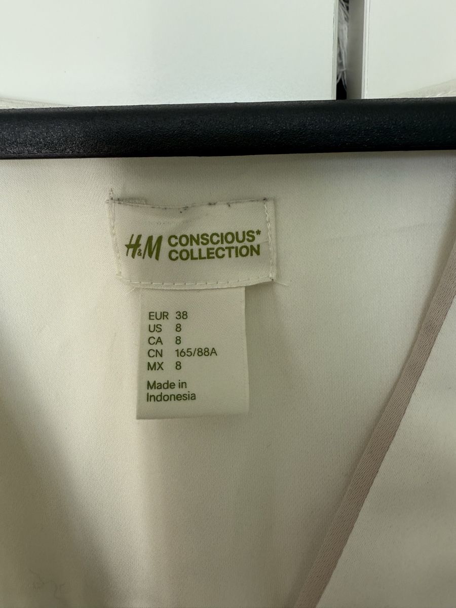 H&M Camicette: H&M Conscious Bluse, Gr. 38, Crème – Usato da Olten venduto da smashbox 2