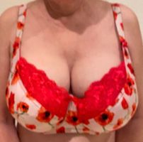 BH rot weiss Blumen 95C soutien-gorge reggiseno bra (Nr.138)