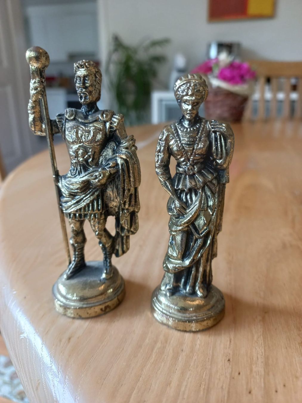 Spiele: Schach aus Marmor / Zinnfiguren – Gebraucht aus Leimbach AG von  3