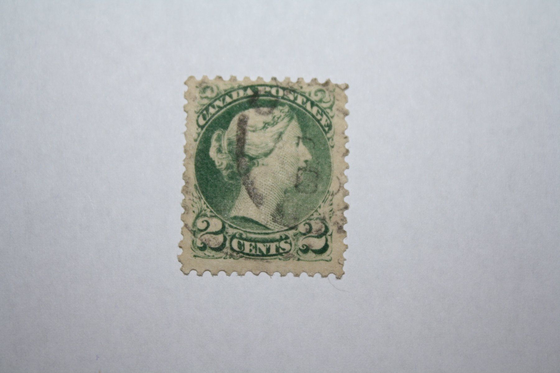 Alle Briefmarken: Briefmarke Canada Queen Viktoria 1870 – Gebraucht aus Buchrain von Donatello4
