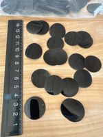 grosse schwarze Pailletten zum basteln