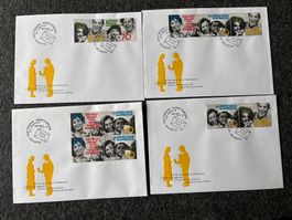 4 x Ersttagsbriefe 20.11.1997 "Die Post"!