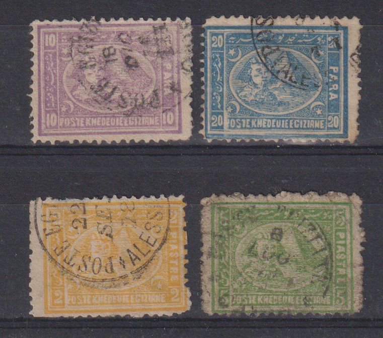 Tous les timbres: Ägypten 1867: 4 Werte Sphinx – D'occasion à Eschlikon TG par PhilCon
