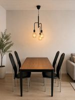 Moderne Pendelleuchte / Hängelampe mit 3 Edison-Glühbirnen