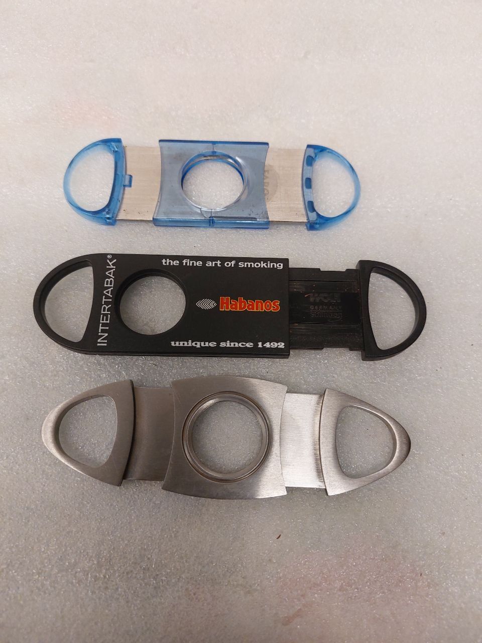 Alle Werkzeuge: 3 Cigar cutters  - 3 Zigarrenschneider – Gebraucht aus Pambio Noranco von TREBORLOP 1