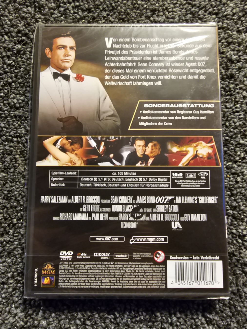 Tutti i DVDs: James Bond 007 Goldfinger Neuverpackt – Usato da Ruswil venduto da jan_bxl5 1