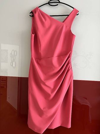Cocktailkleid von Vera Mont Gr. 38 mit Schultertuch