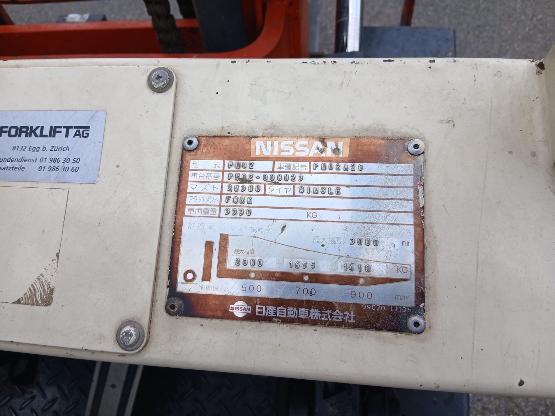 Nissan Carrelli elevatori e a forche: Gabelstapler NISSAN 20 – Usato da Fischingen venduto da nat_9qn7 4