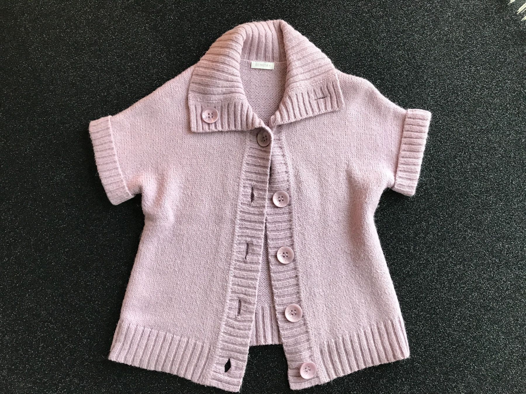 Vestes: BONITA Strickjacke Jäggli Gr. M altrosa – D'occasion à Oberlunkhofen par dreihaselnuesse