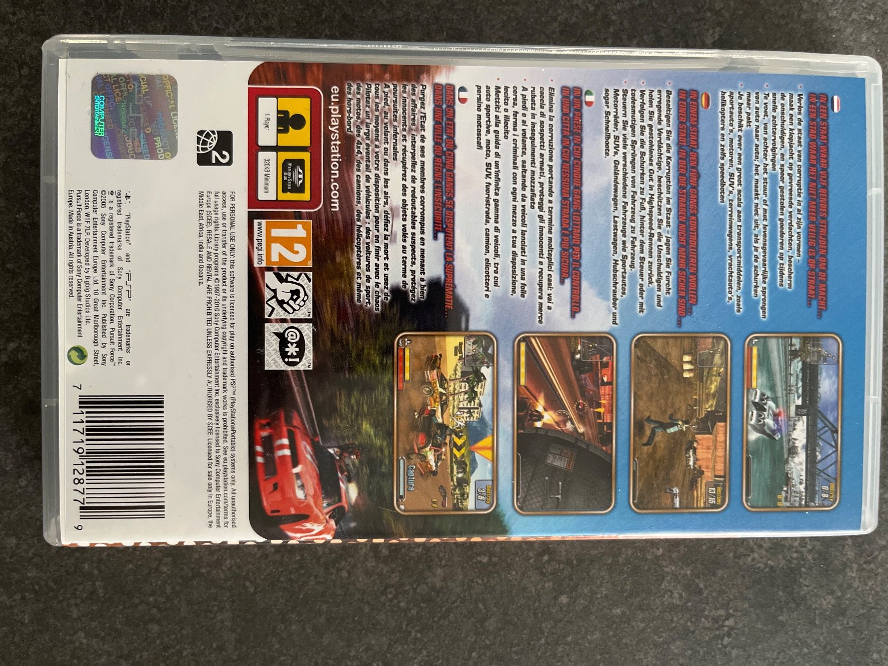 Sony Giochi: PURSUIT Force für PSP – Usato da Mühlethurnen venduto da PaescuM26 1