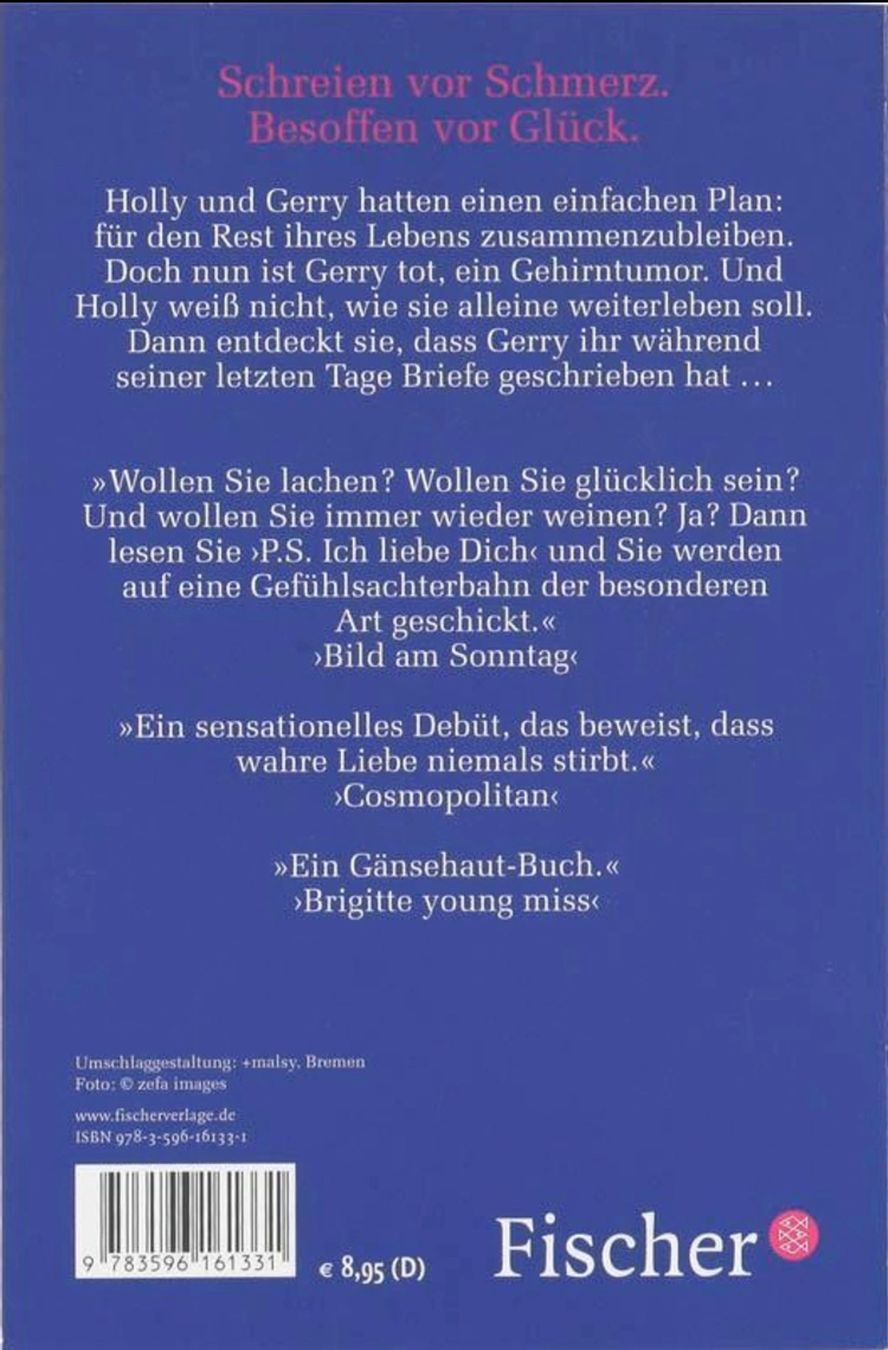 Libri: P.S. ICH LIEBE DICH - CECELIA AHERN - TASCHENBUCH – Usato da Buchs AG venduto da fischli610 1