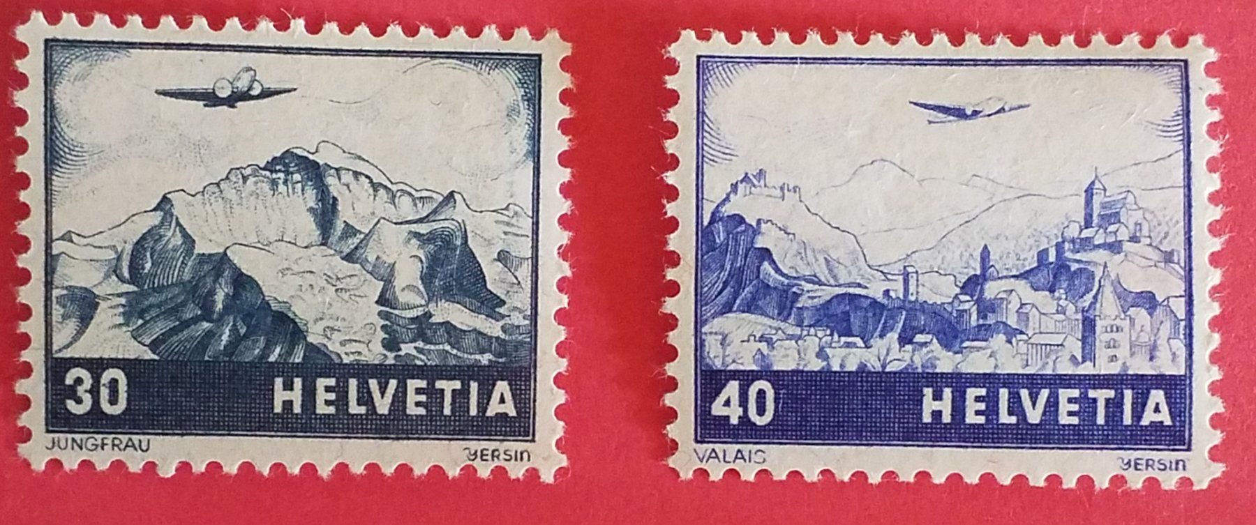 Tutti i francobolli: 3236A) F43-44, Landschaftsbilder postfrisch Kt. 95.- – Nuovo (secondo la descrizione) da Baden venduto da Eggi