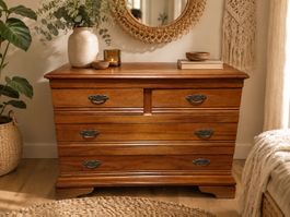 Commode en bois massif 6 tiroirs