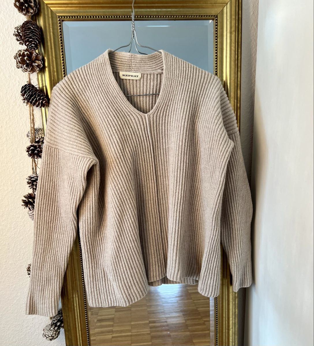 Repeat Pullover & Sweatshirts: Repeat Merino Wollpullover Beige Winter 38 – Gebraucht aus Wetzikon ZH von man_2stz 2