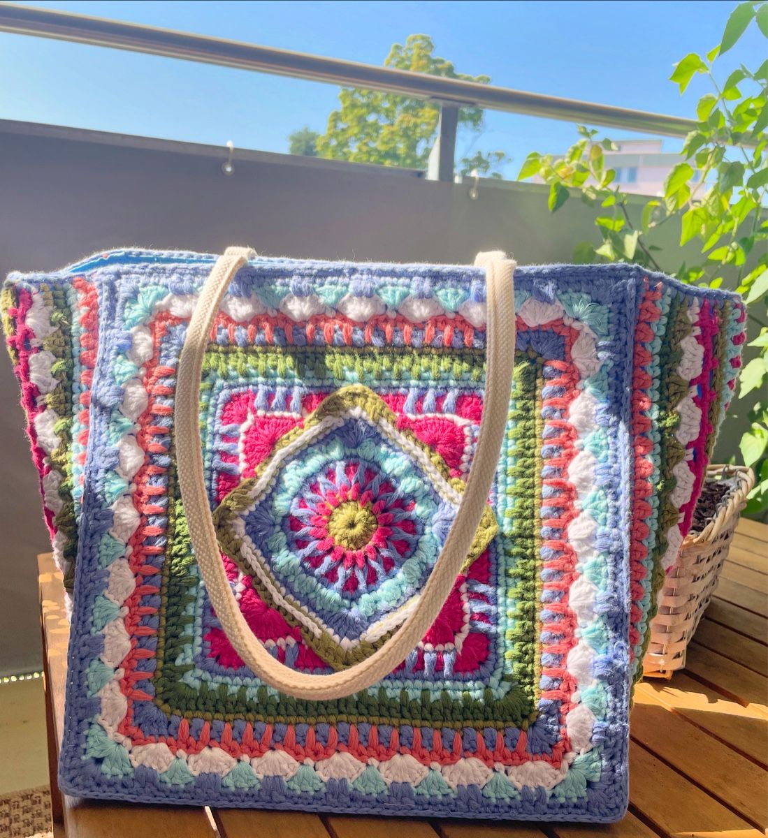 Borse da donna: Boho Häkeltasche Handmade – Nuovo e nell'imballaggio originale da Zürich venduto da LaiSe