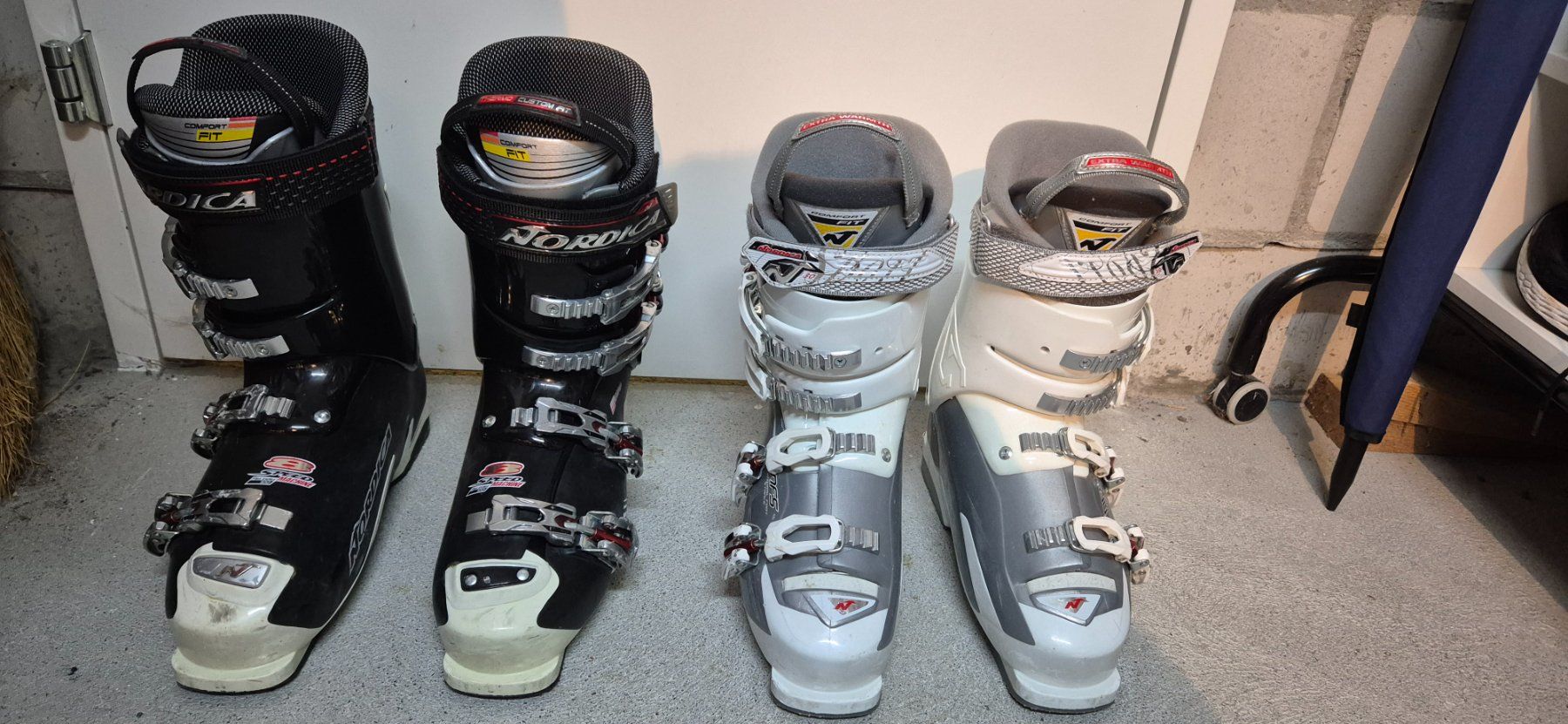 Nordica Scarpe da uomo: Zwei paar Skischuhe – Usato da Fislisbach venduto da live46 1