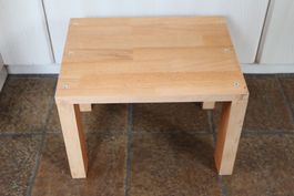 Hocker Taburettli aus Altholz gefertig