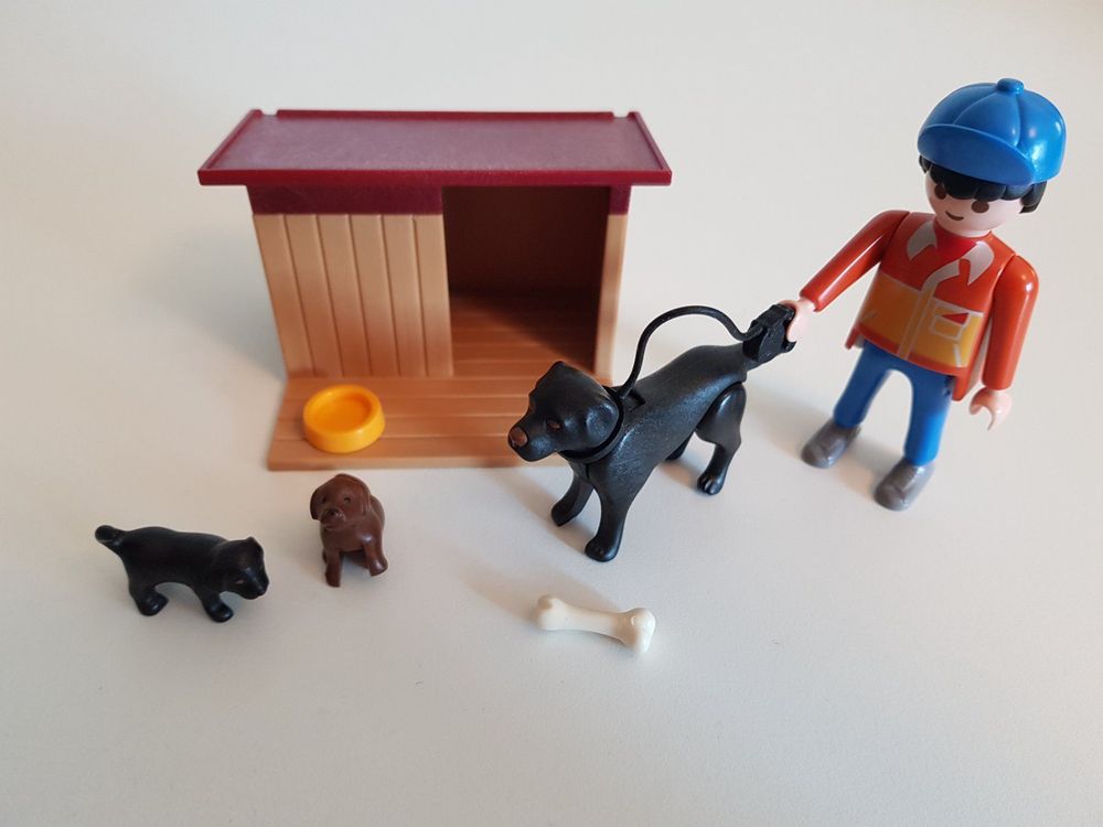  Hunde & Figur - Playmobil 