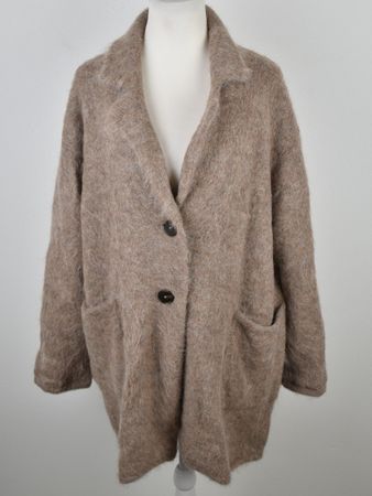 Zara Jacke Gr.L mit Alpaka, neuwertig, oversized