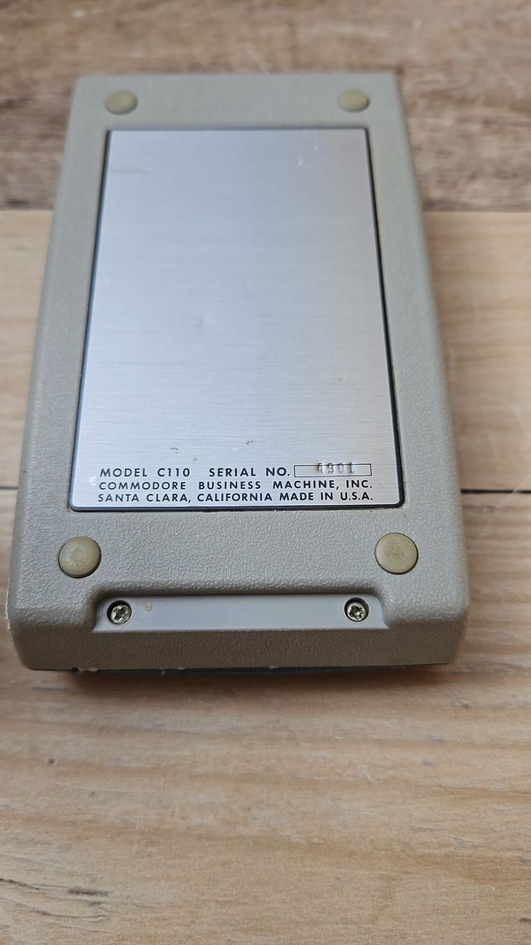 Commodore Calcolatrici tascabili: ERSTER Taschenrechner von Commodore rare Model C110 1A 1971 – Usato da Mauren TG venduto da xkr1998 3