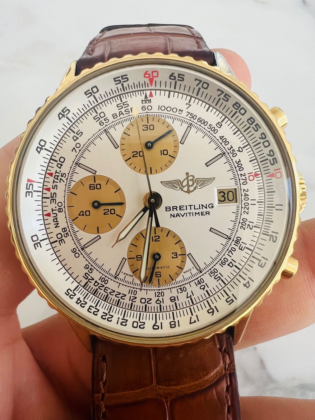 Breitling Montres: Breitling Navitimer Armbanduhr – D'occasion à weggis par Minusio12 4