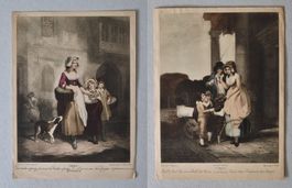 2 Drucke “Cries of London”von F.Wheatley,Druck von P.Heuser